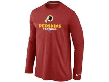 NEW Washington Red Skins Critical Victory Long Sleeve T-Shirt RED