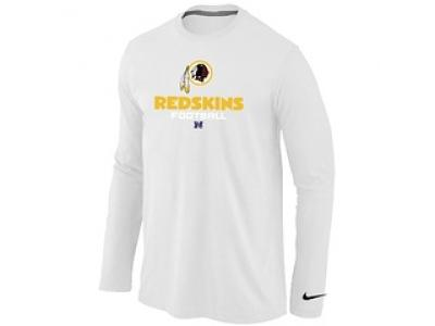 NEW Washington Red Skins Critical Victory Long Sleeve T-Shirt White NEW Washington Red Skins Critical Victory Long Sleeve T-Shirt White