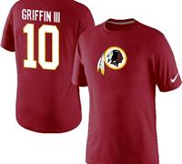 NEW Washington Redskins #10 GRIFFINIII Name & Number NFL T-Shirt Red