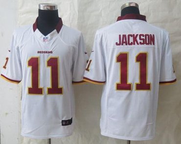 NEW Washington Redskins #11 DeSean Jackson White NFL Limited Jersey