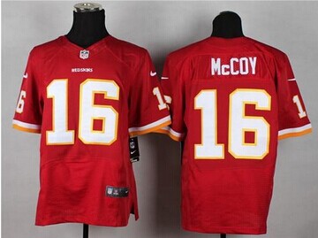 NEW Washington Redskins #16 Colt McCoy Burgundy Red Team Color NFL Elite jersey