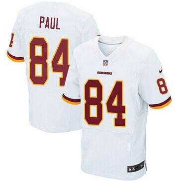 NEW Washington Redskins #84 Niles Paul White NFL Elite Jersey