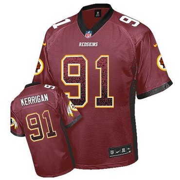 NEW Washington Redskins 91 Ryan Kerrigan Burgundy Red Team Color Stitched NFL Elite Drift Fashion Jersey NEW Washington Redskins 91 Ryan Kerrigan Burgundy Red Team Color Stitched NFL Elite Drift Fashion Jersey