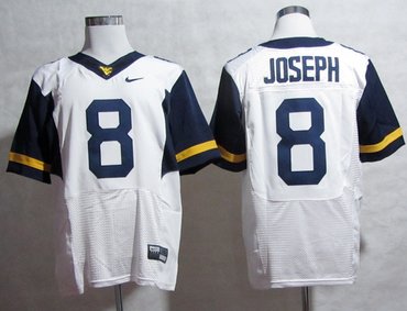 NEW West Virginia Mountaineers Karl Joseph 8 College Football Elite Jerseys - White NEW West Virginia Mountaineers Karl Joseph 8 College Football Elite Jerseys - White