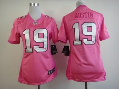 NEW Women Dallas cowboys #19 Miles Austin Pink Jerseys(love s)