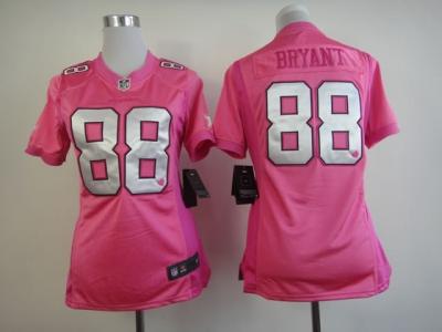 NEW Women Dallas cowboys #88 Bryant Pink Jerseys(love s)