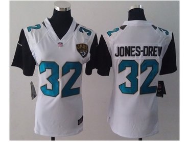 NEW Women Jacksonville Jaguars 32 Maurice Jones-Drew White Jerseys(2013)
