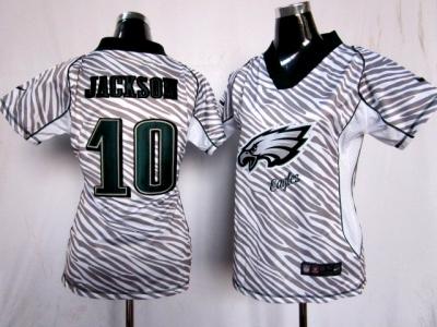 NEW Womens Philadelphia Eagles #10 DeSean Jackson jerseys(fem fan zebra)