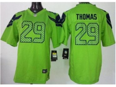 NEW Youth Seattle Seahawks #29 Earl Thomas Green Jerseys