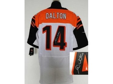 NEW jerseys cincinnati bengals #14 dalton white(Elite signature) NEW jerseys cincinnati bengals #14 dalton white(Elite signature)