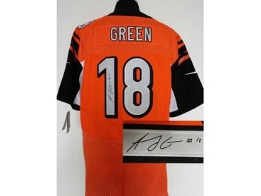 NEW jerseys cincinnati bengals #18 green Orange(Elite signature) NEW jerseys cincinnati bengals #18 green Orange(Elite signature)