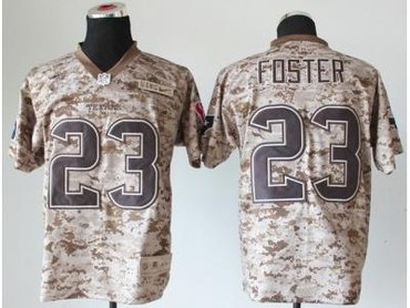 NEW jerseys houston texans #23 foster camo(2013 new Elite)(USMC)