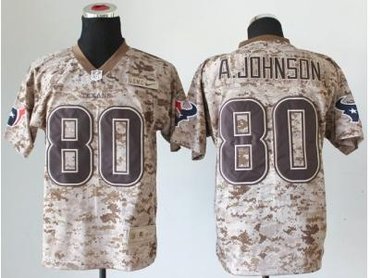 NEW jerseys houston texans #80 a.johnson camo(2013 new Elite)(USMC)