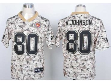 NEW jerseys houston texans #80 a.johnson camo(2013 new Elite)