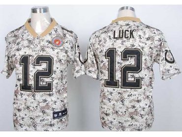NEW jerseys indianapolis colts #12 luck camo(2013 new Elite) NEW jerseys indianapolis colts #12 luck camo(2013 new Elite)