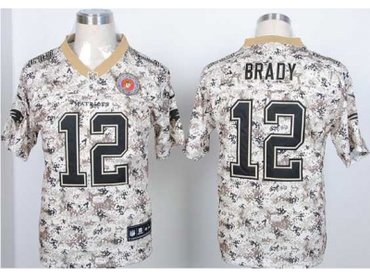 NEW jerseys new england patriots #12 tom brady camo(2013 new Elite)