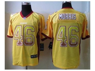 NEW jerseys washington redskins #46 alfred morris gold（Elite drift fashion)