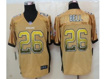 NEW nfl jerseys pittsburgh steelers #26 bell gold(Elite drift fashion)(bell)