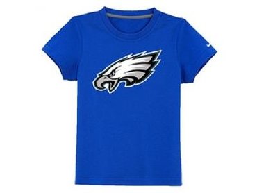 NEW philadelphia eagles authentic logo youth T-Shirt blue NEW philadelphia eagles authentic logo youth T-Shirt blue