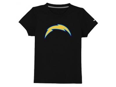 NEW san diego chargers sideline legend authentic logo youth T-Shirt black NEW san diego chargers sideline legend authentic logo youth T-Shirt black