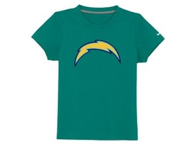 NEW san diego chargers sideline legend authentic logo youth T-Shirt green NEW san diego chargers sideline legend authentic logo youth T-Shirt green
