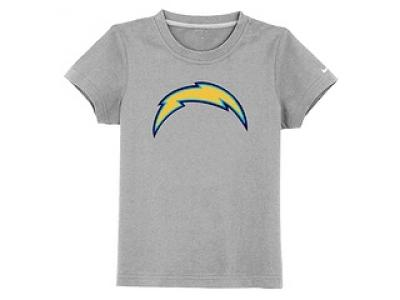 NEW san diego chargers sideline legend authentic logo youth T-Shirt grey NEW san diego chargers sideline legend authentic logo youth T-Shirt grey