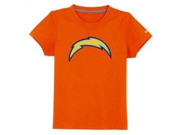 NEW san diego chargers sideline legend authentic logo youth T-Shirt orange NEW san diego chargers sideline legend authentic logo youth T-Shirt orange