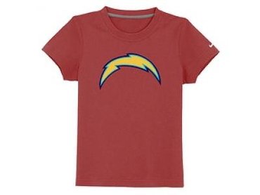 NEW san diego chargers sideline legend authentic logo youth T-Shirt red NEW san diego chargers sideline legend authentic logo youth T-Shirt red