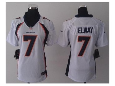 NEW women jerseys denver broncos #7 elway white