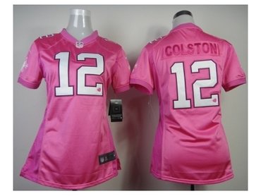 NEW women jerseys new orleans saints #12 colston pink(love)