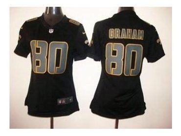 NEW women jerseys new orleans saints #80 graham black(impact limited)