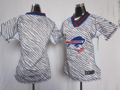 NEW women nfl buffalo bills blank jerseys(fem fan zebra