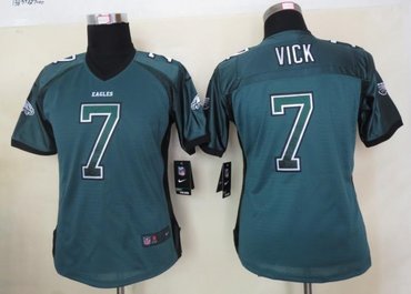 NEW women nfl jerseys Philadelphia Eagles 7 Michael Vick Green(Elite drift fashion)
