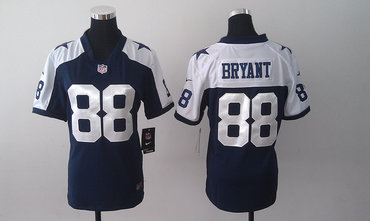 NEW women nfl jerseys dallas cowboys #88 bryant thankgivings blue