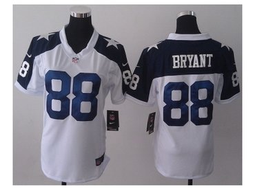 NEW women nfl jerseys dallas cowboys #88 bryant thankgivings white