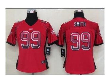 NEW women nfl jerseys san francisco 49ers #99 smith red(Elite drift fashion)