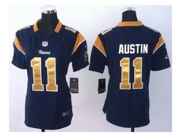 NEW women nfl jerseys st. louis rams #11 austin Blue