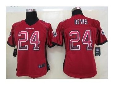NEW women nfl jerseys tampa bay buccaneers #24 darrelle revis red(Elite drift fashion)