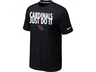 NFL Arizona Cardinals Just Do It Black T-Shirt NFL Arizona Cardinals Just Do It Black T-Shirt