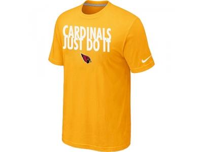 NFL Arizona Cardinals Just Do It Yellow T-Shirt