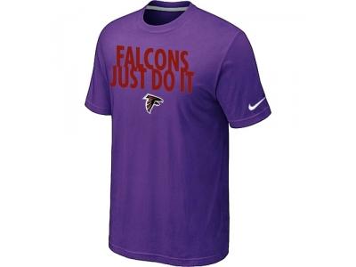 NFL Atlanta Falcons Just Do It Purple T-Shirt NFL Atlanta Falcons Just Do It Purple T-Shirt