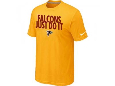 NFL Atlanta Falcons Just Do It Yellow T-Shirt NFL Atlanta Falcons Just Do It Yellow T-Shirt