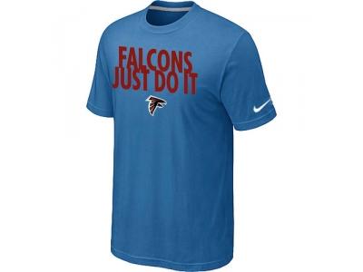 NFL Atlanta Falcons Just Do It light Blue T-Shirt NFL Atlanta Falcons Just Do It light Blue T-Shirt