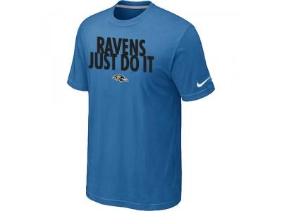 NFL Baltimore Ravens Just Do It light Blue T-Shirt