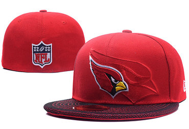 NFL Cardinals Team Logo Red Fitted Hat LX
