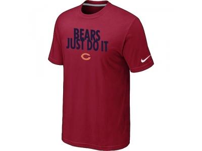 NFL Chicago Bears Just Do It Red T-Shirt