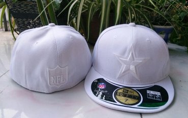 NFL Dallas Cowboys White Fitted Hat NFL Dallas Cowboys White Fitted Hat