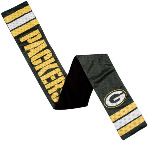 NFL Green Bay Packers Jersey Scarf With Zip Pocket NFL Green Bay Packers Jersey Scarf With Zip Pocket