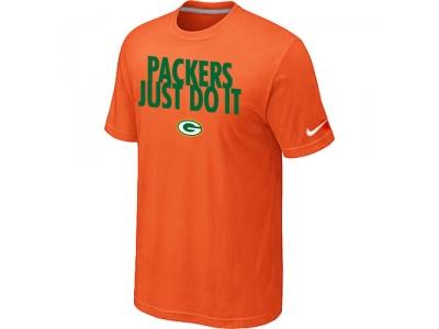 NFL Green Bay Packers Just Do It Orange T-Shirt