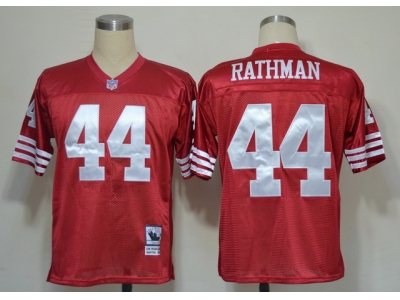 NEW NFL Jerseys San Francisco 49ers #44 Rathman M&n Red